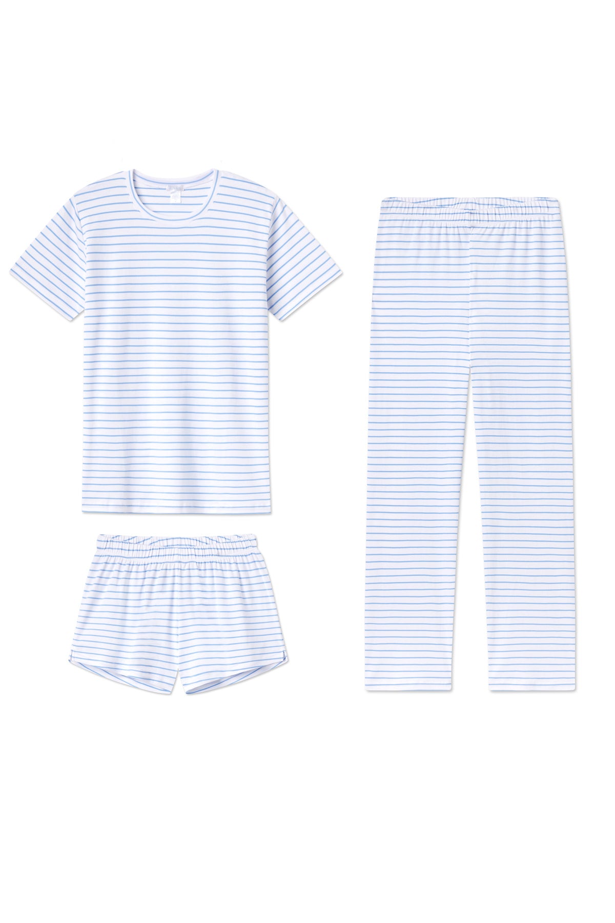 Baltic Blue Pima Cotton Crew Bundle