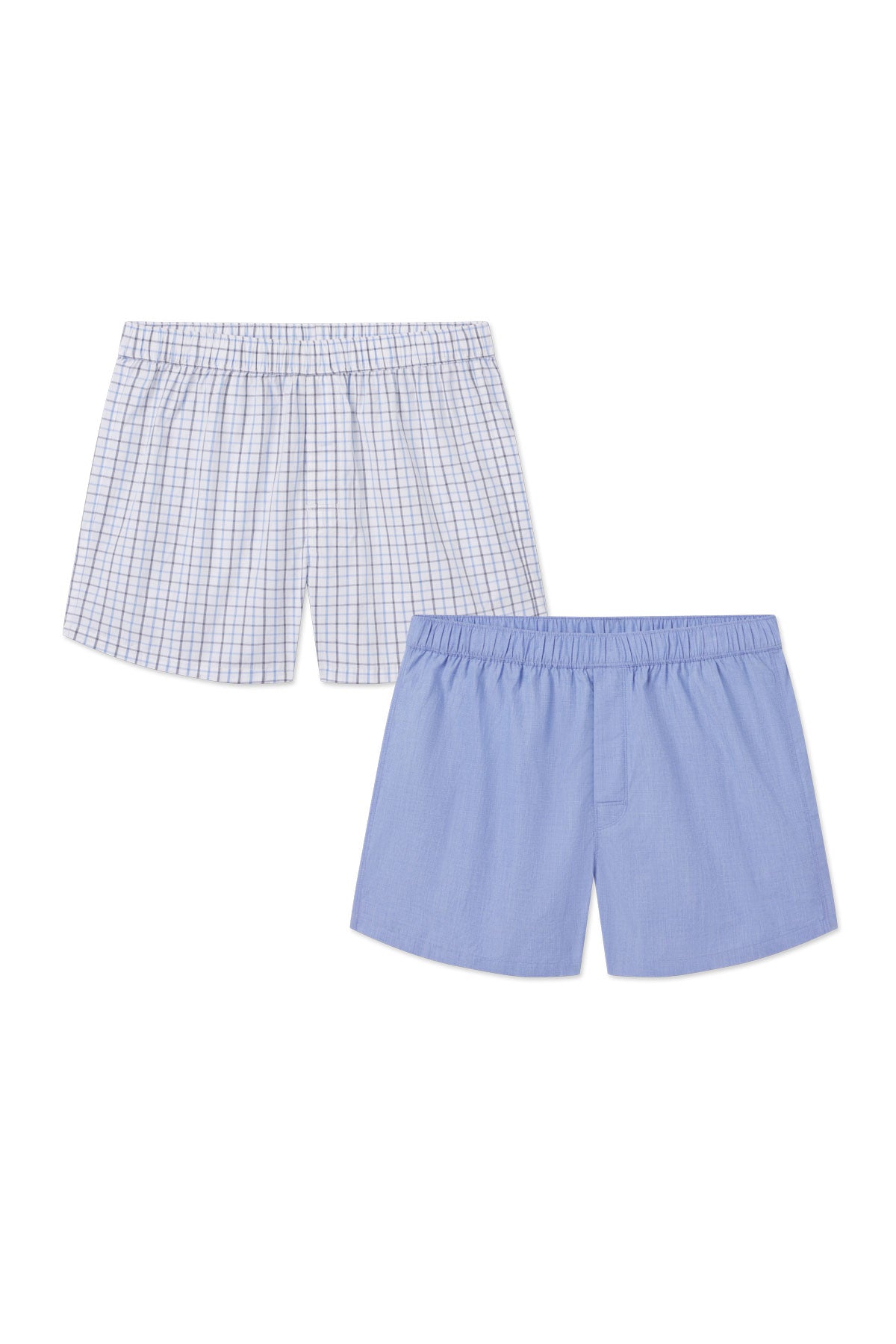 Blue Poplin Boxer Briefs for Men – Soft & Breathable