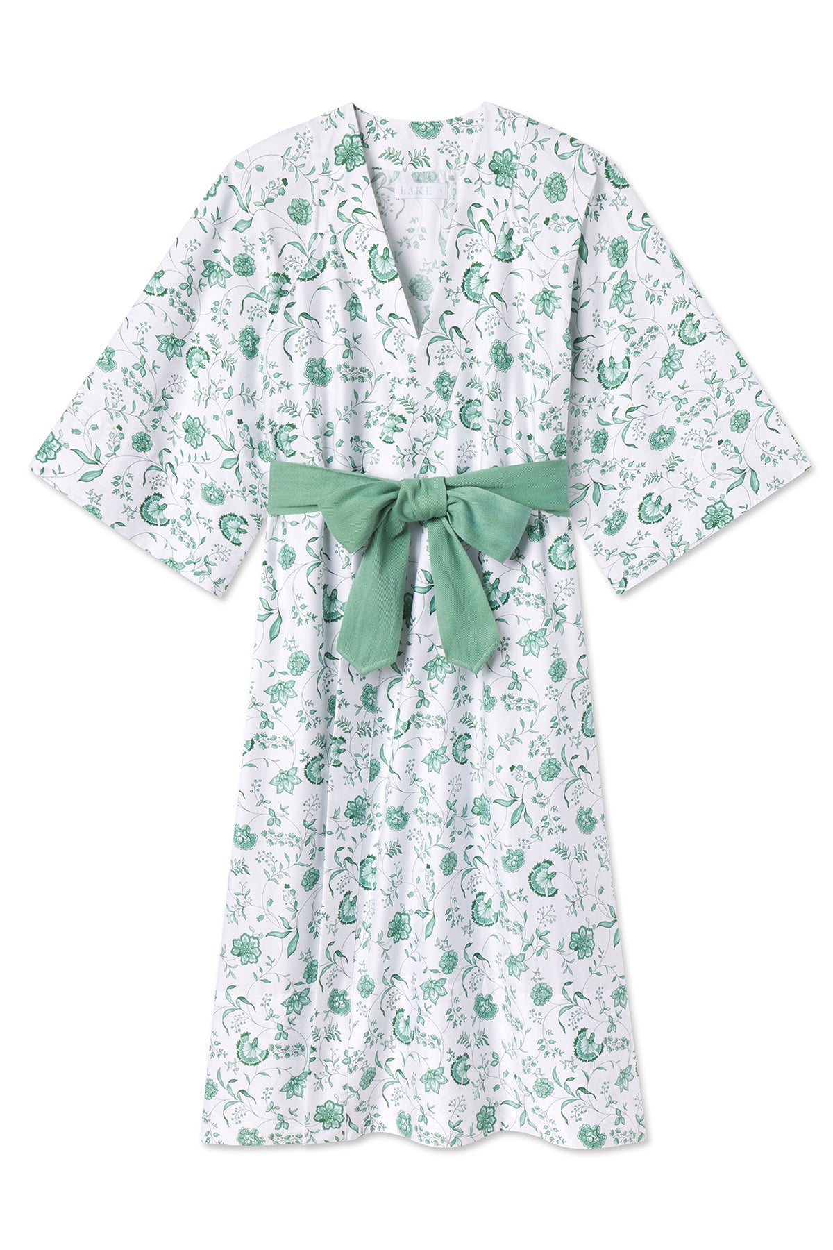 Meadow Vines Kimono Robe – Lightweight & Stylish