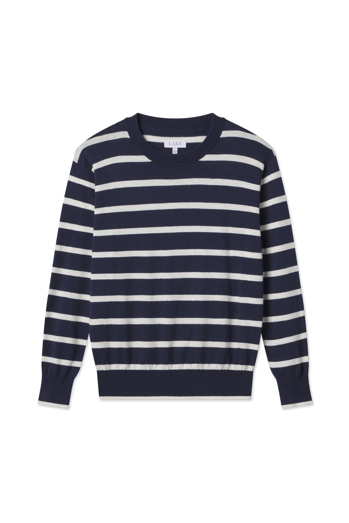 Deep Navy Wharf Stripe Evaline Sweater