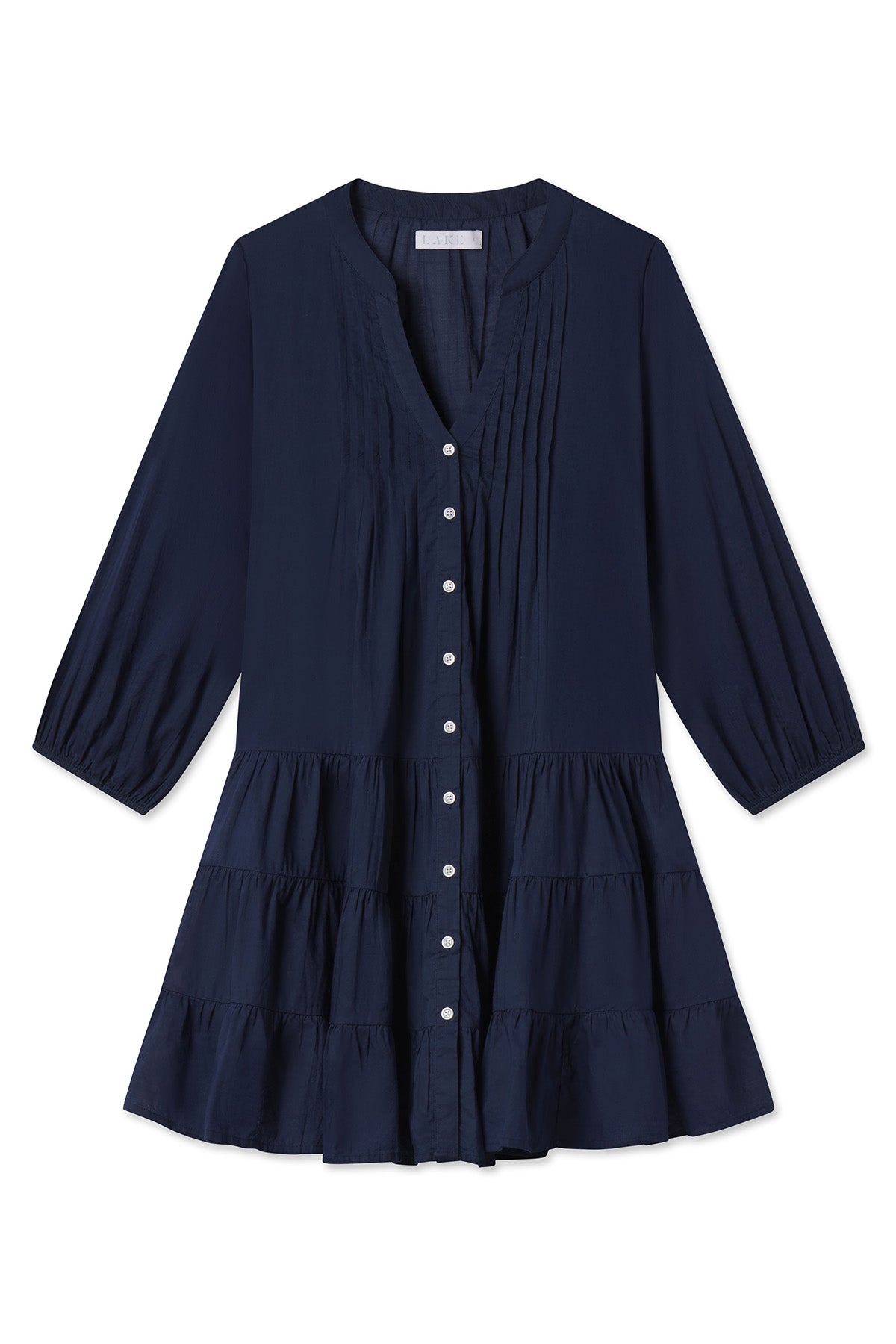 Deep Navy Tiered Dress by Eloise