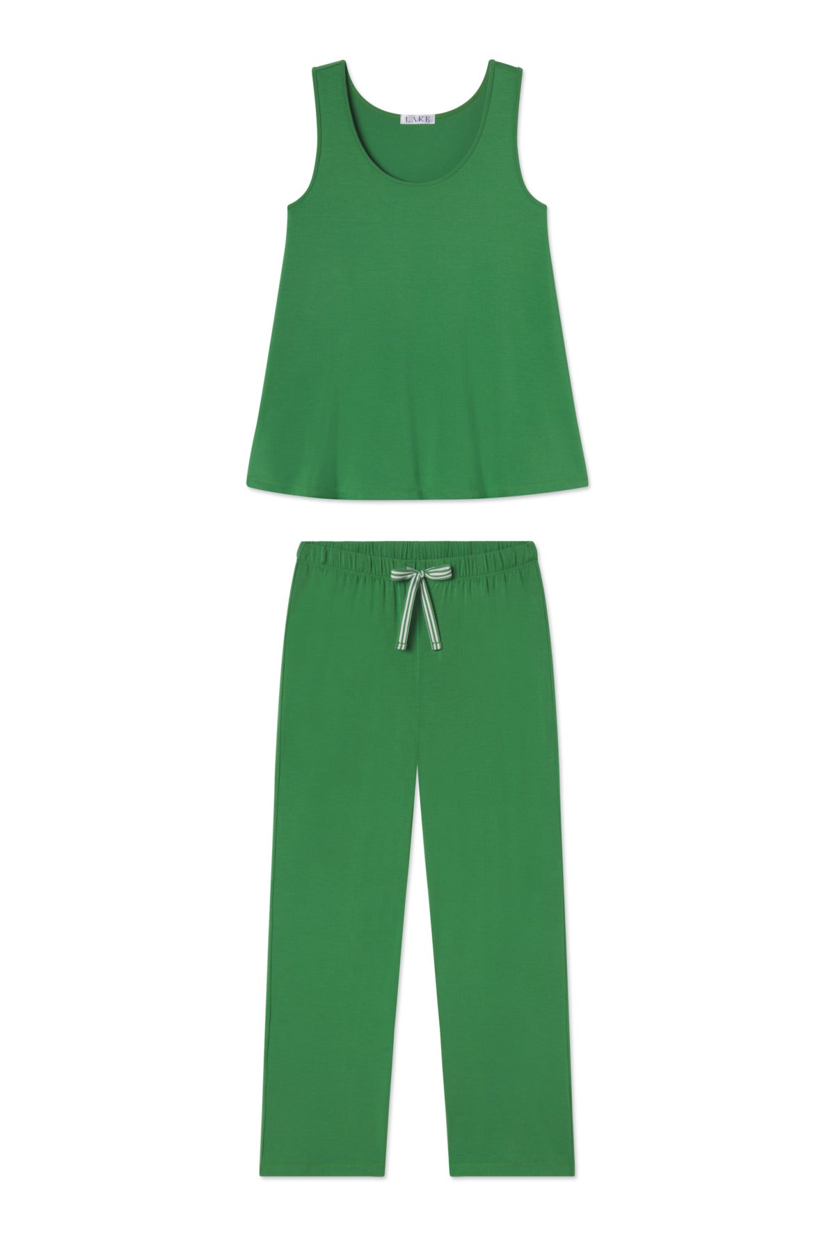 Palm Ribbon Tank & Long Set by DreamModal