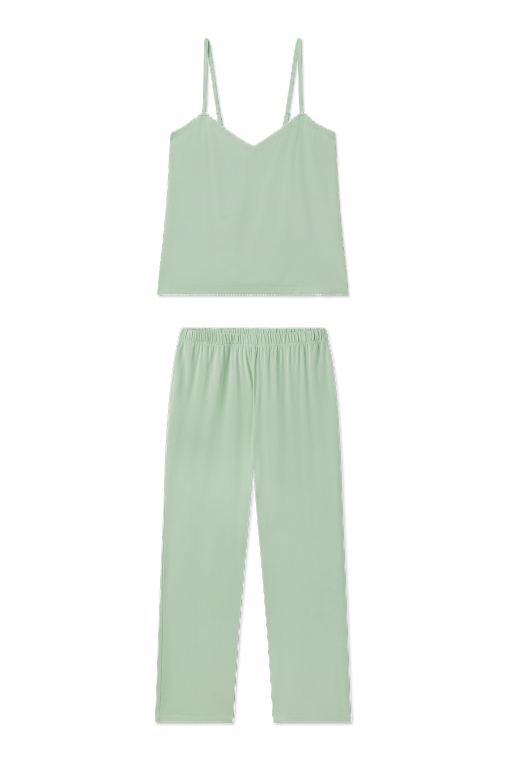 Parisian Green Cami & Pants Lounge Set
