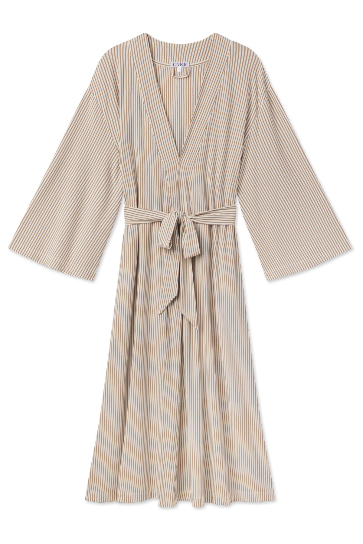 Sandstone Pencil Stripe Kimono Robe – DreamModal