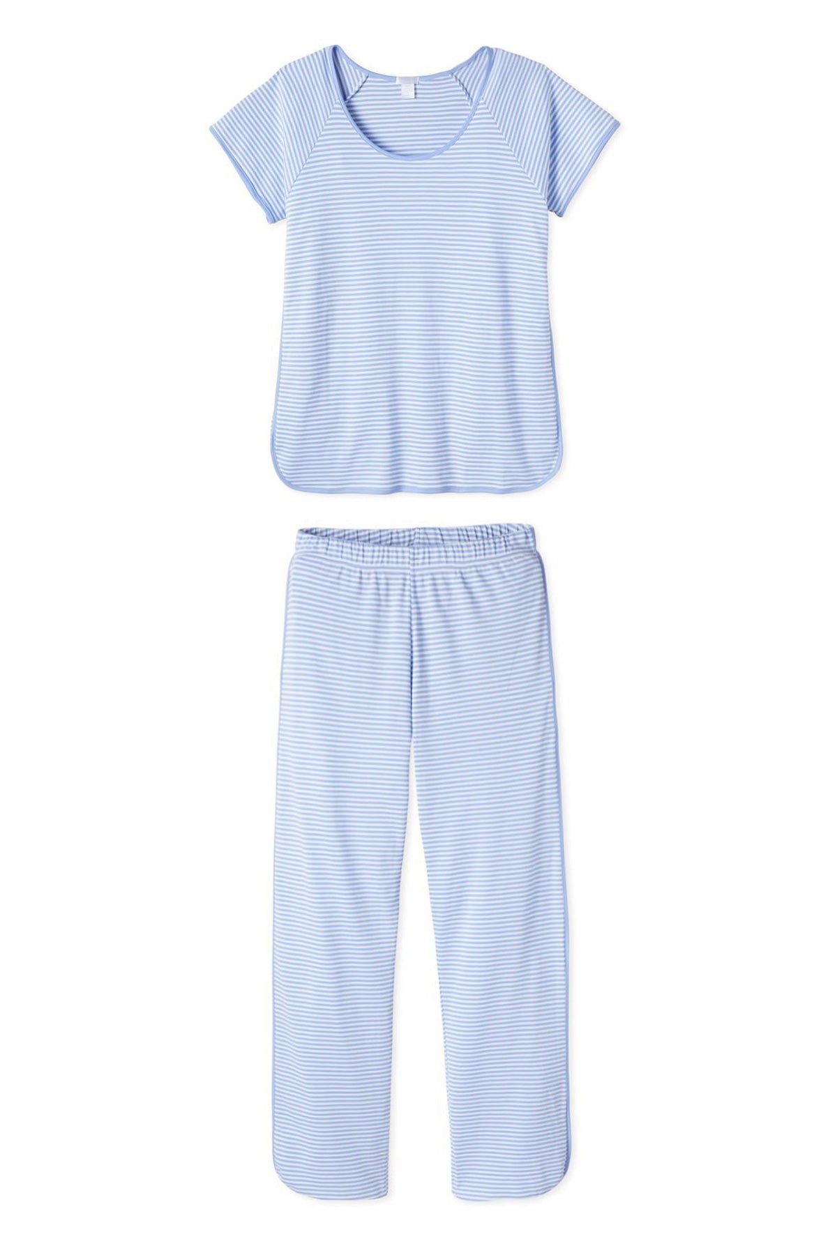 Hydrangea Pima Cotton Short-Long Set