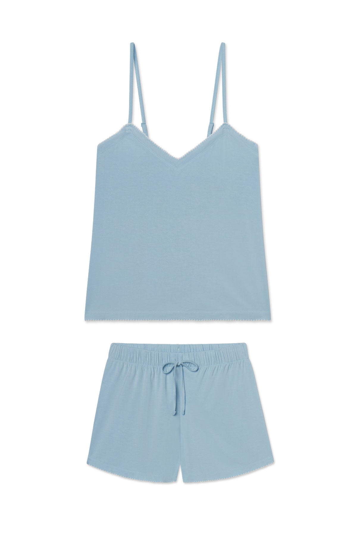 French Blue Cami & Shorts Lounge Set