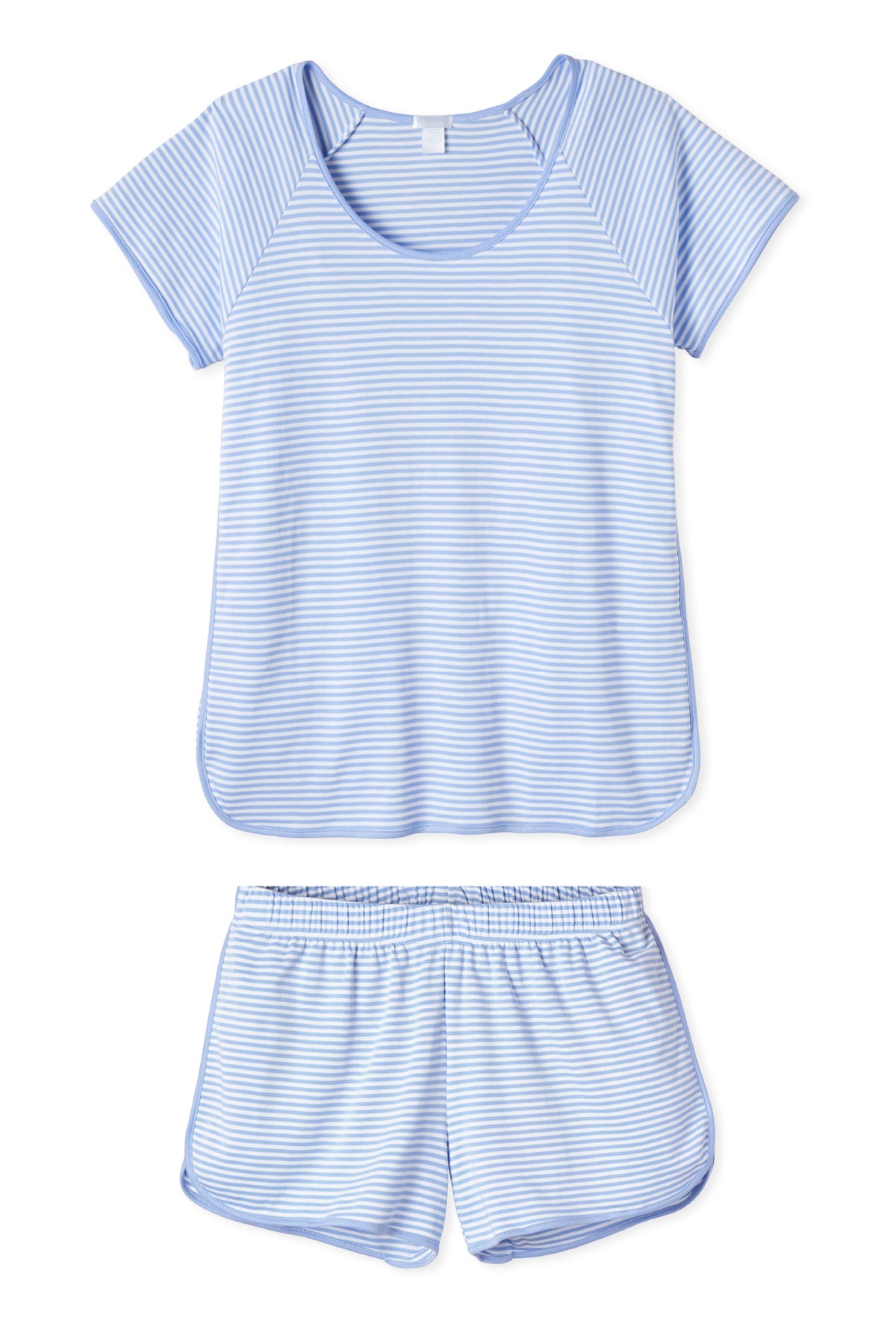 Hydrangea Pima Cotton Shorts Set