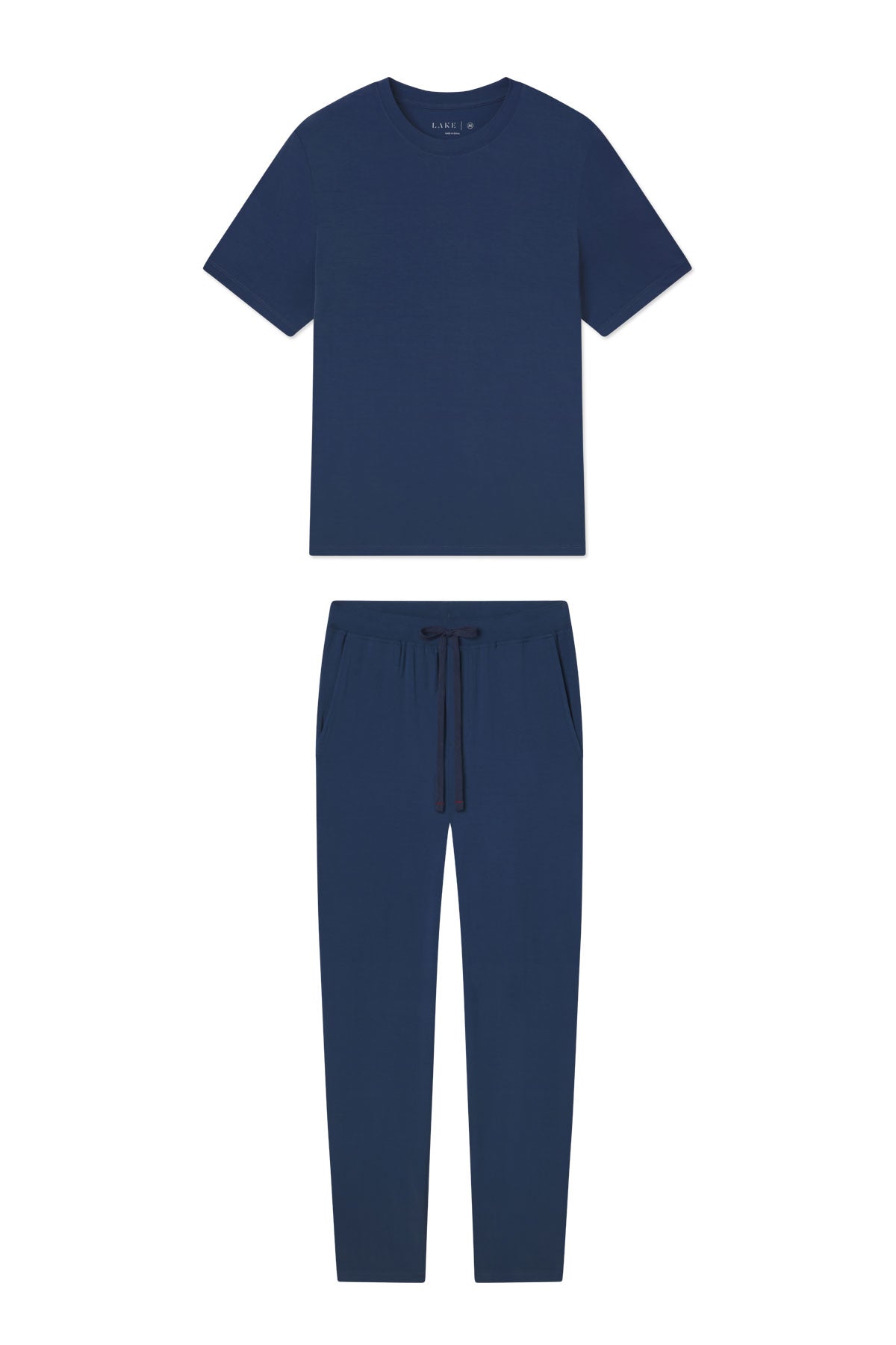 Men's Navy Bamboo Lounge Set – Soft & Breathable