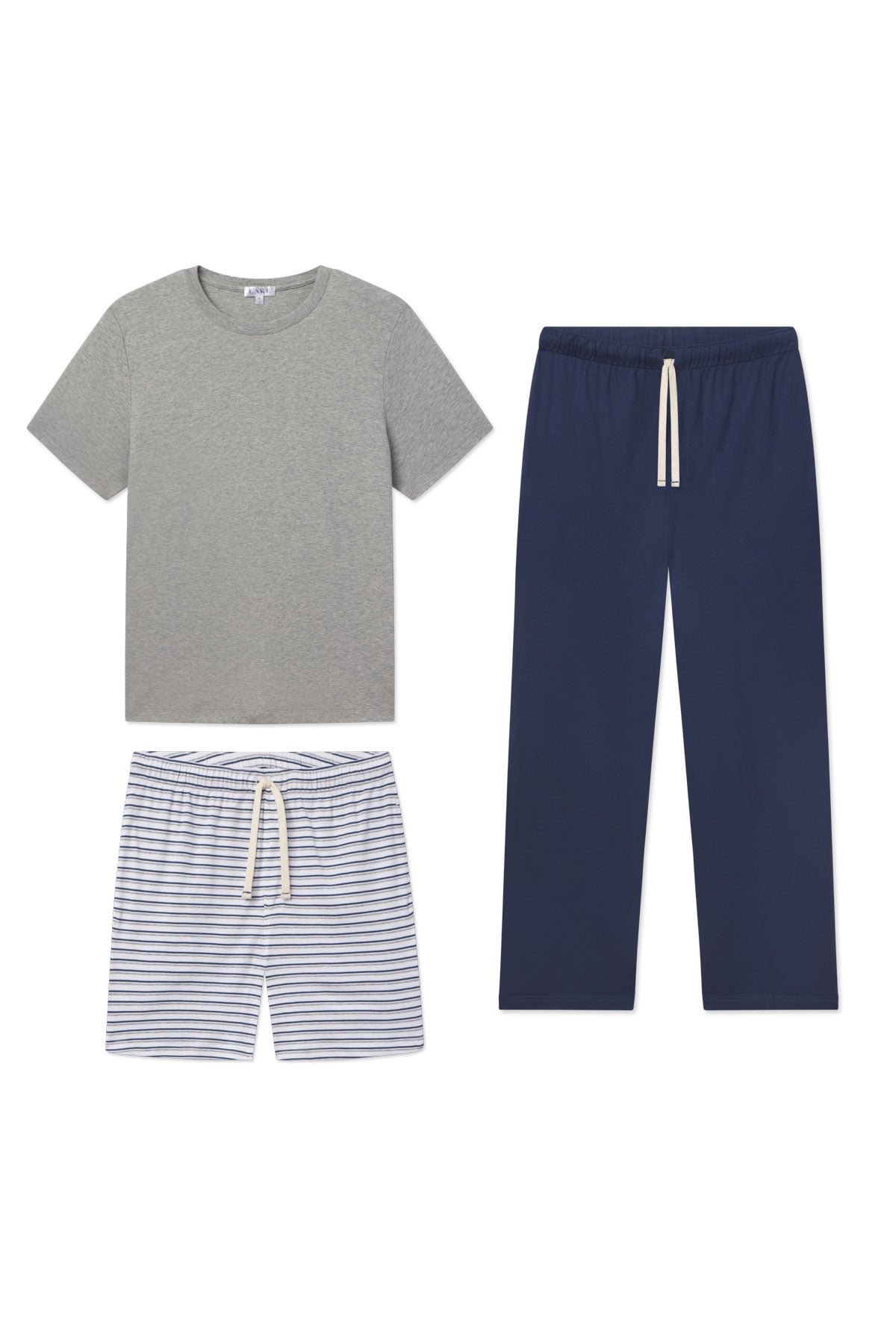Men's Graphite Pima Sleepwear Set