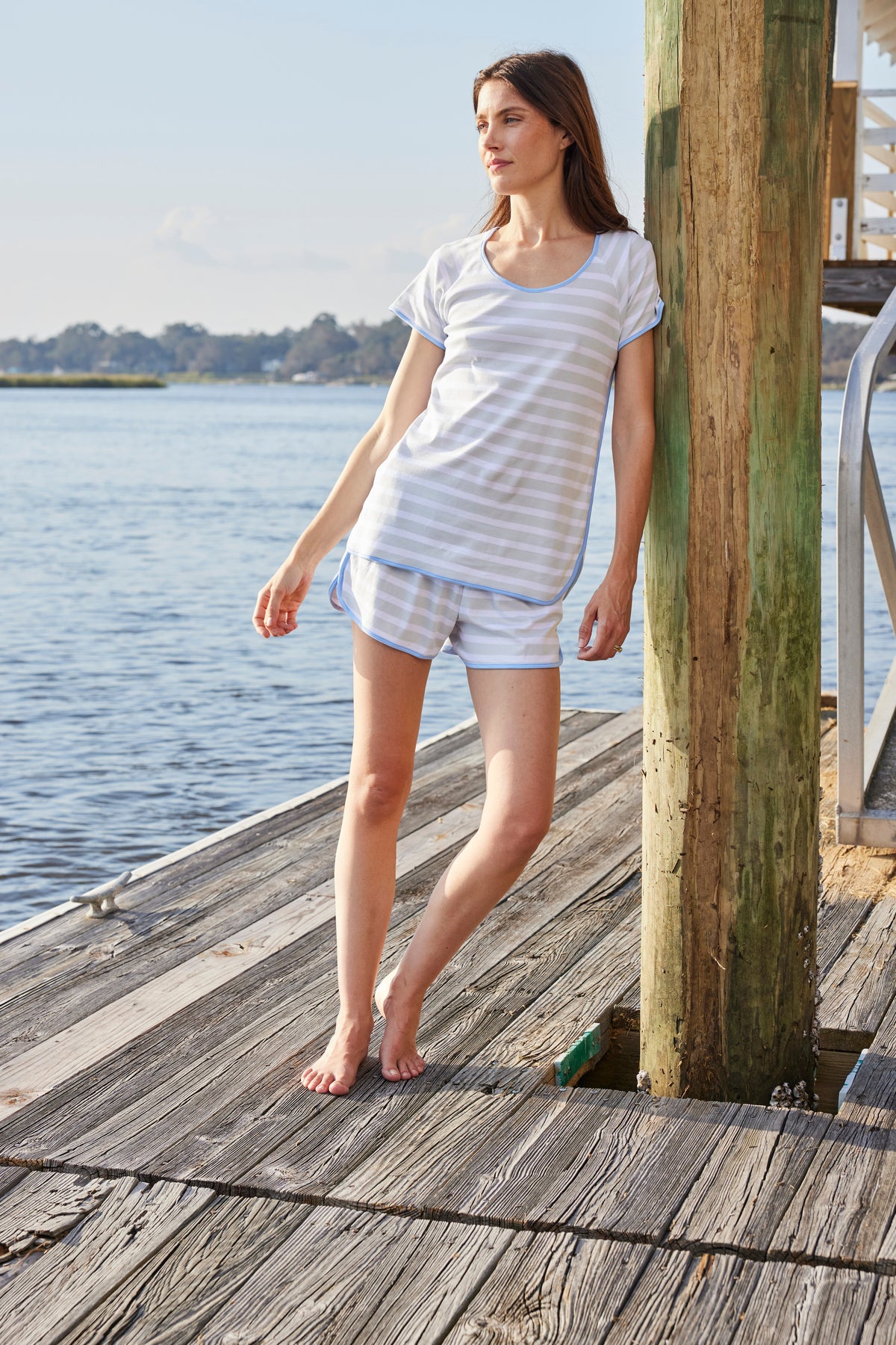 Seaside Pima Cotton Shorts Set