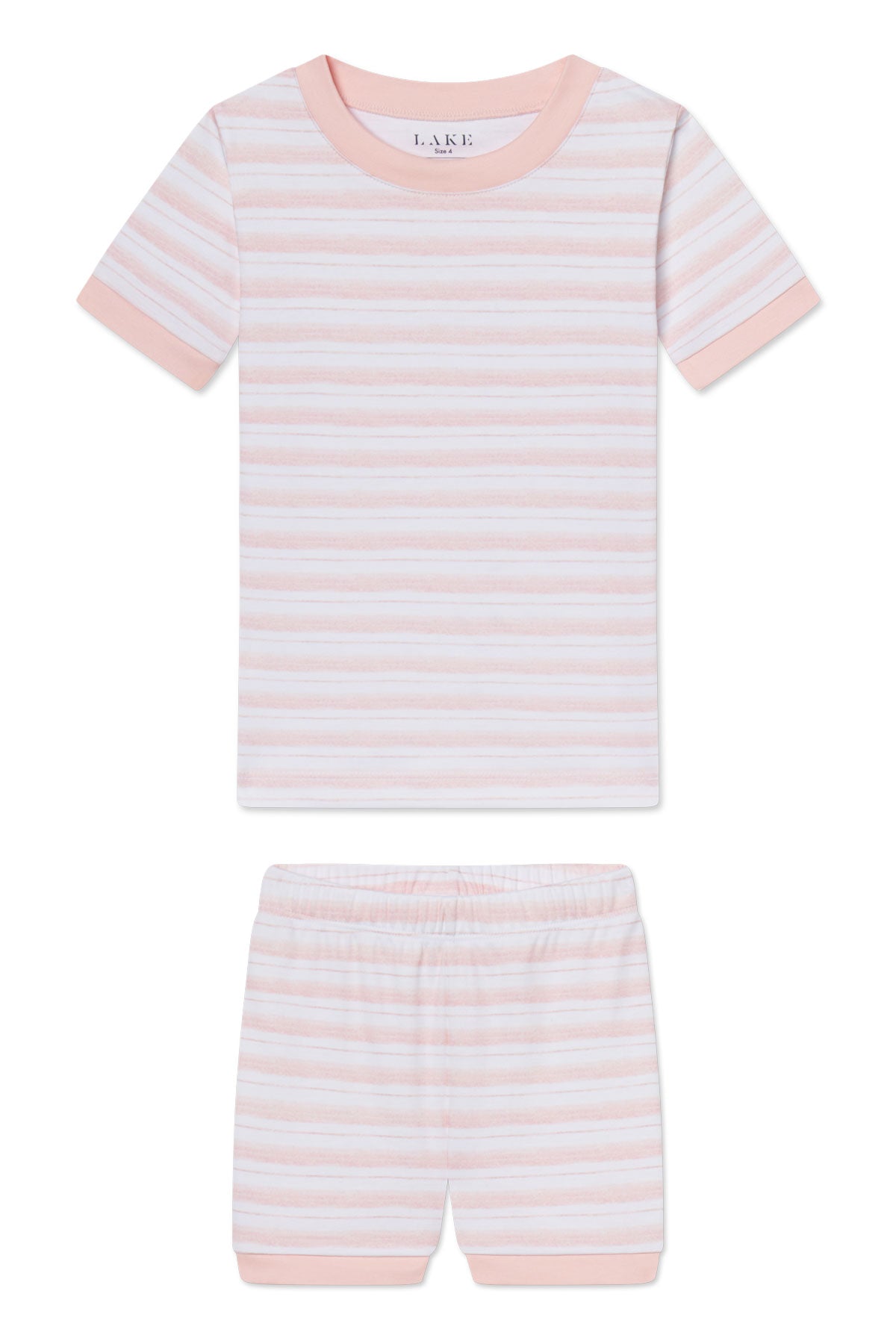 English Rose Picnic Stripe Kids Shorts Set