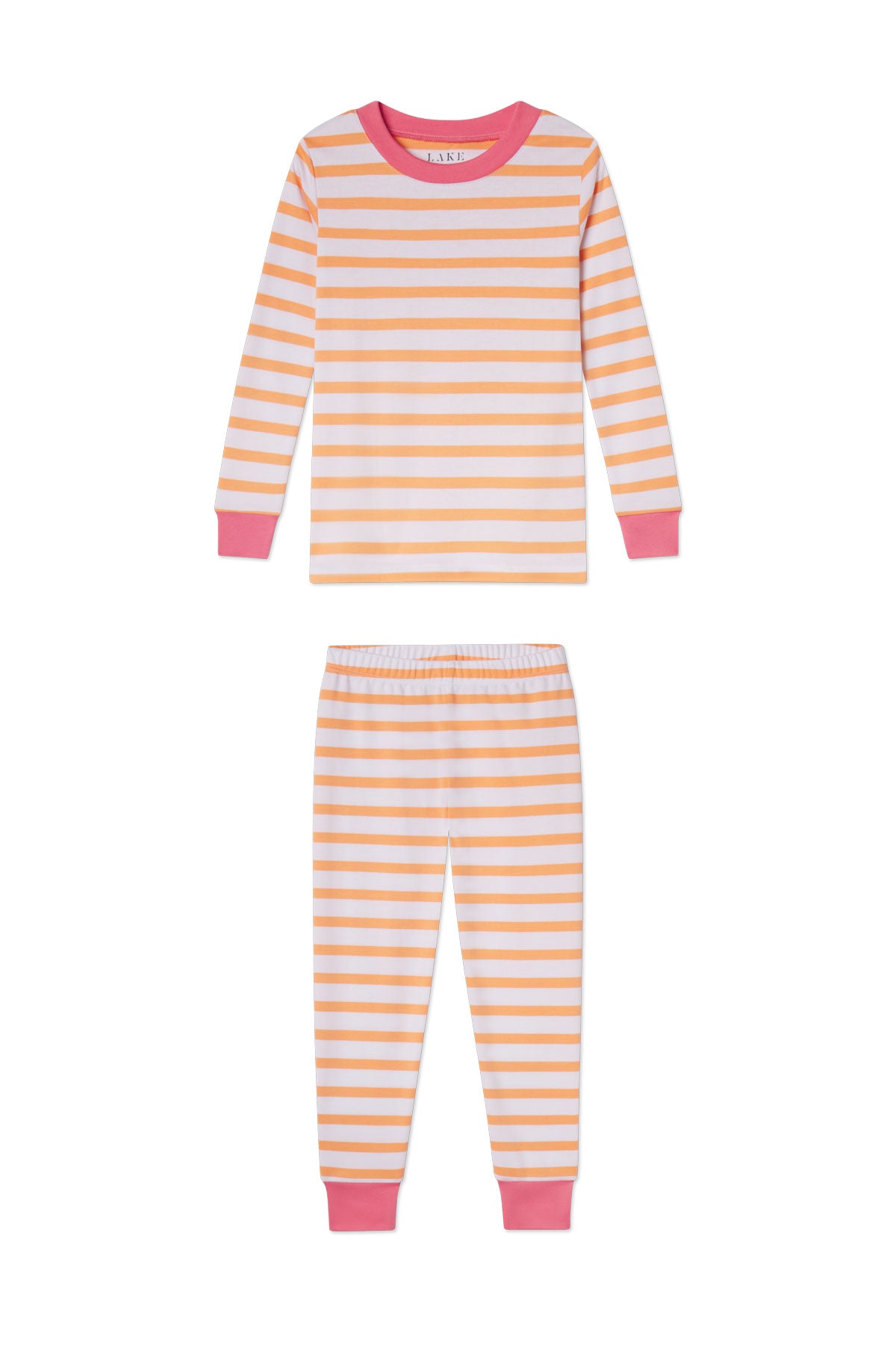 Melon Stripe Kids Long Sleeve Set