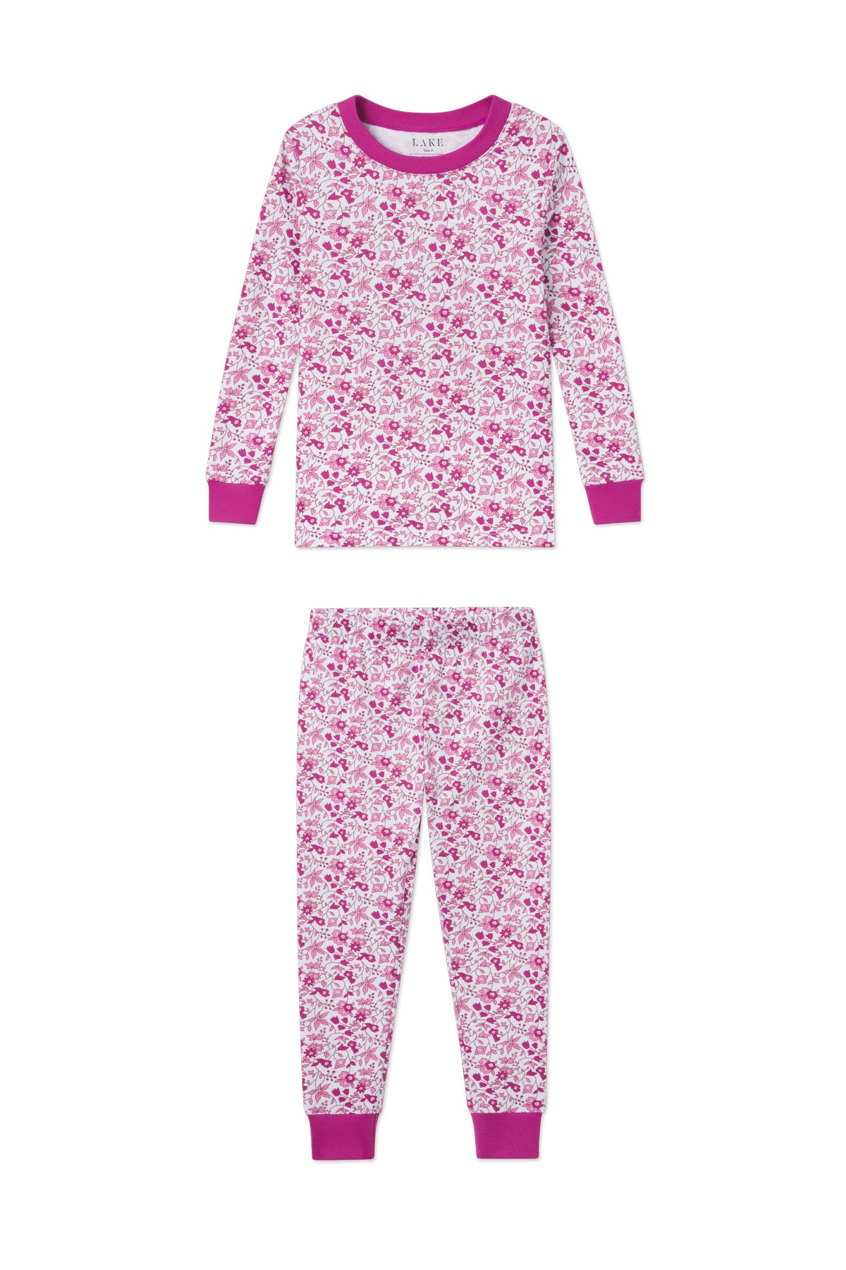 Dahlia Floral Kids Long Sleeve Set