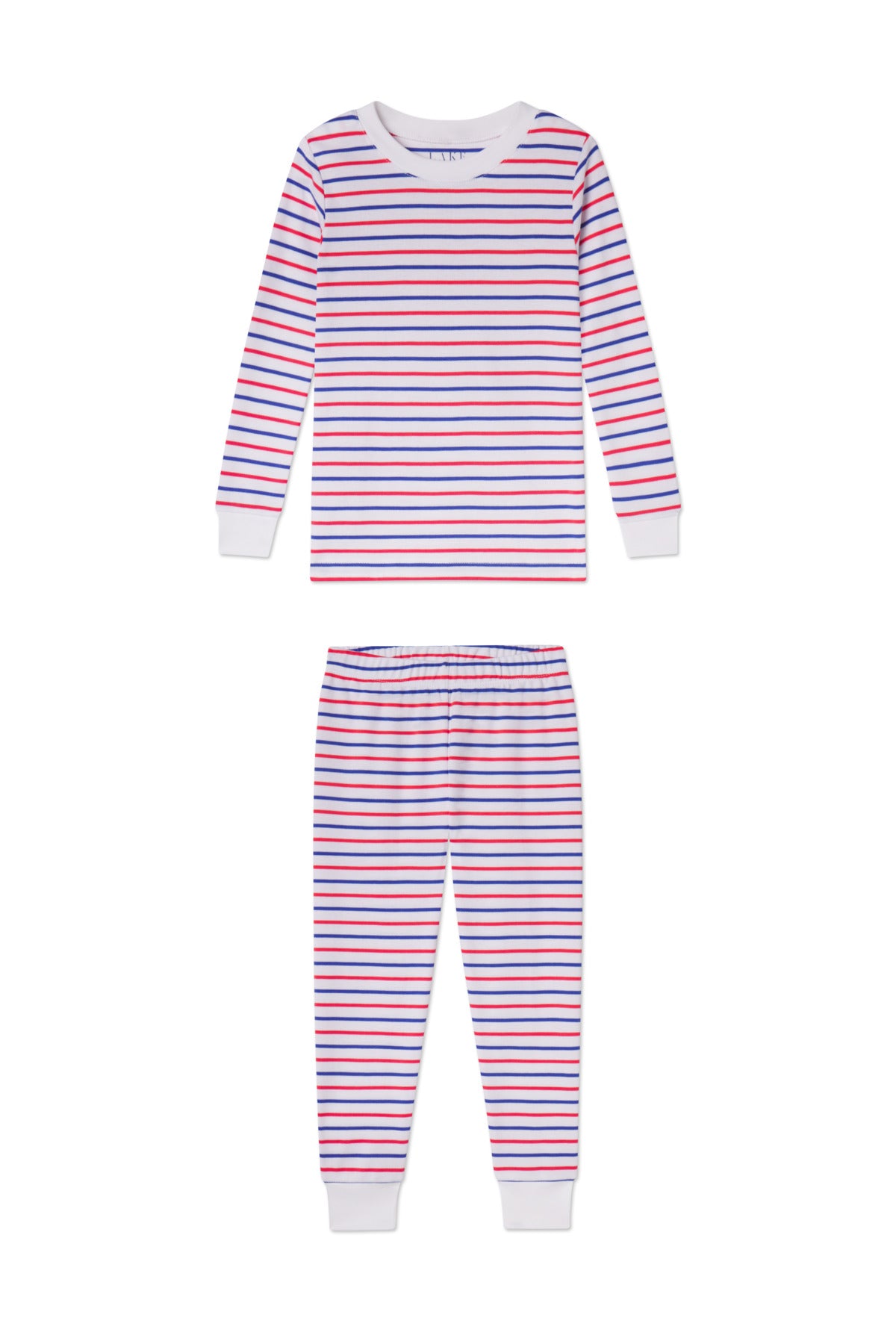 Cobalt Stripe Kids Long Sleeve Set