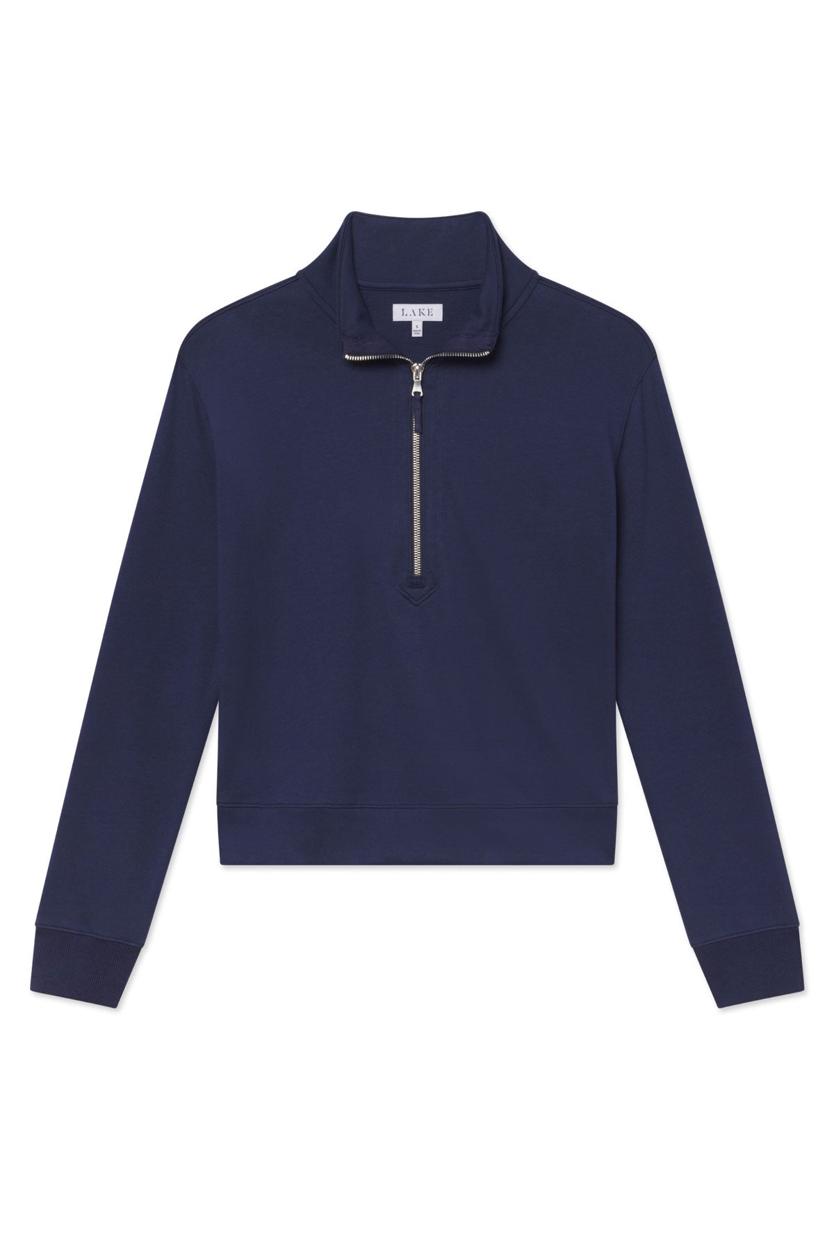 English Navy Quarter Zip Pullover for Casual Wear