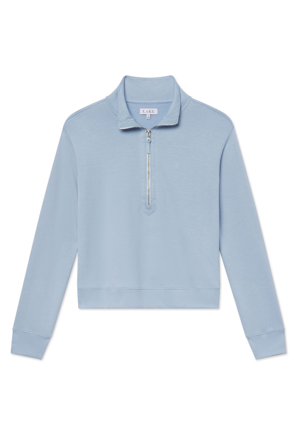 Morning Blue Quarter Zip Pullover for Casual Wear