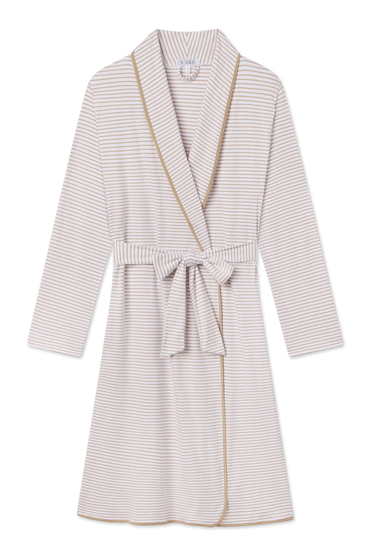 Sandstone Stripe Pima Cotton Robe