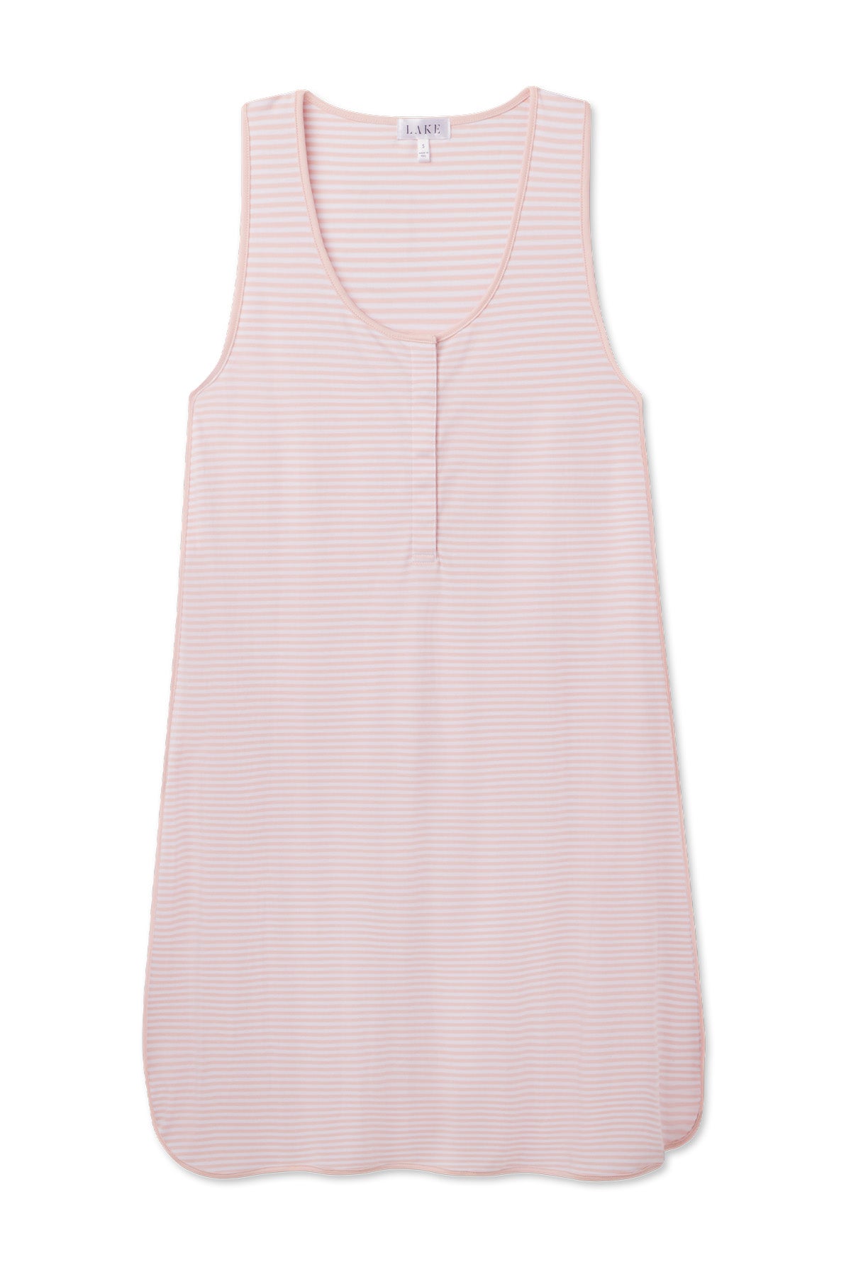 English Rose Stripe Maternity Gown – Pima Cotton