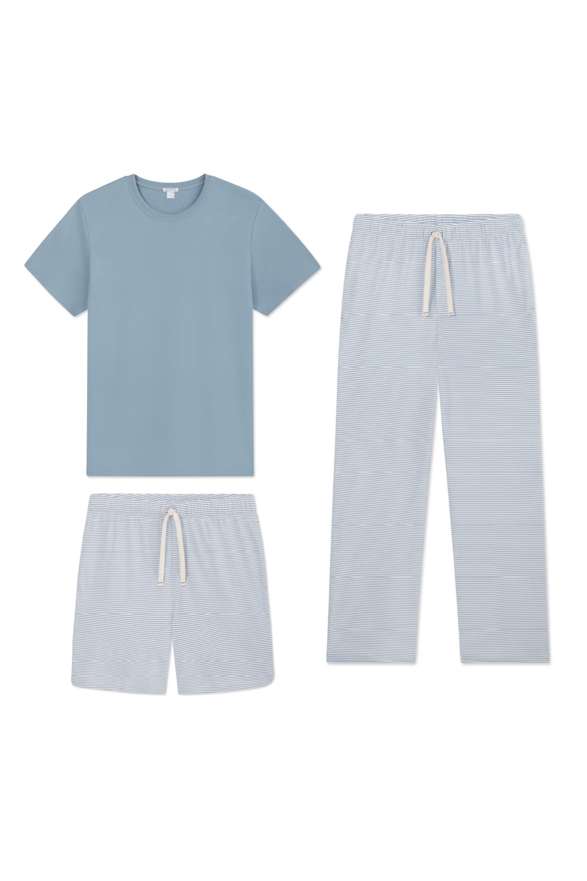 Anchor Blue Pima Cotton Men's Sleep Set