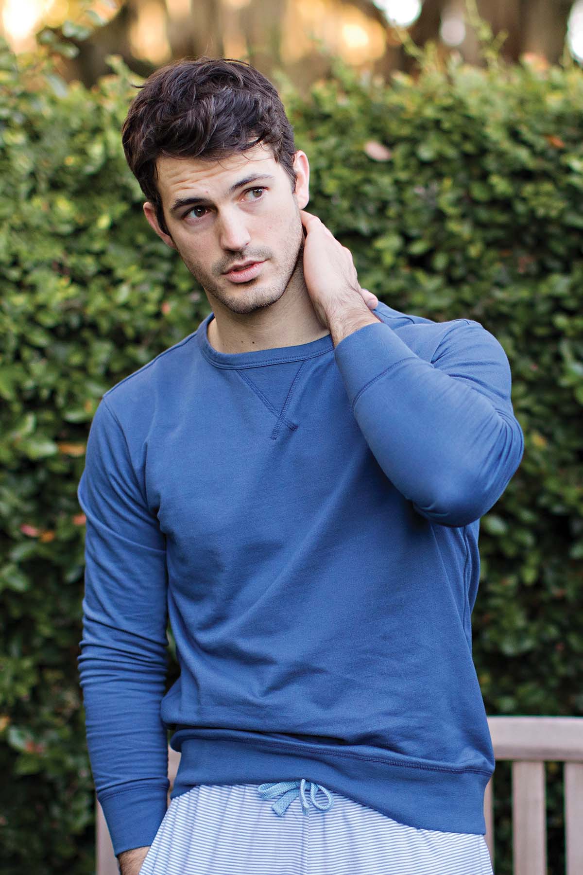 Navy Men's Casual Sweatshirt