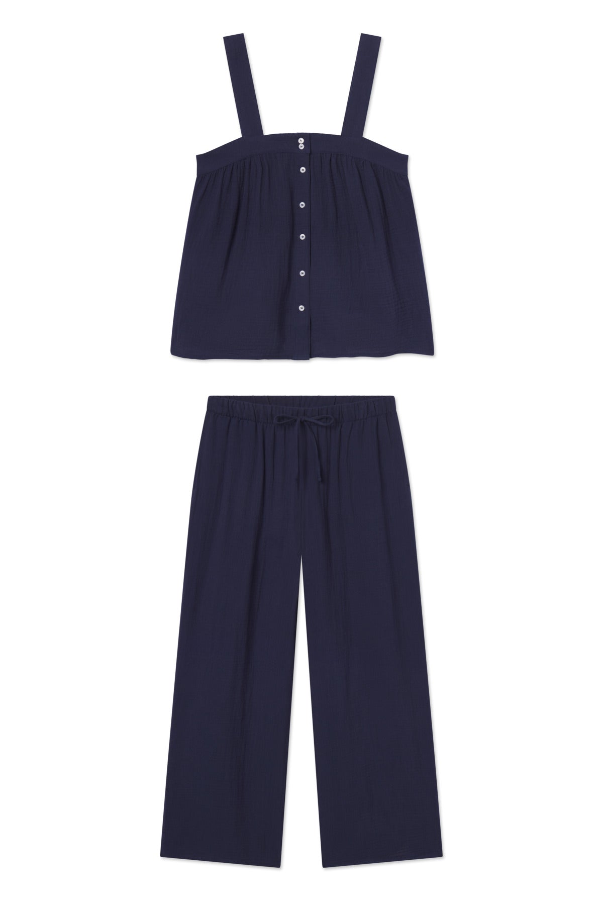 English Navy Hamptons Pants Set