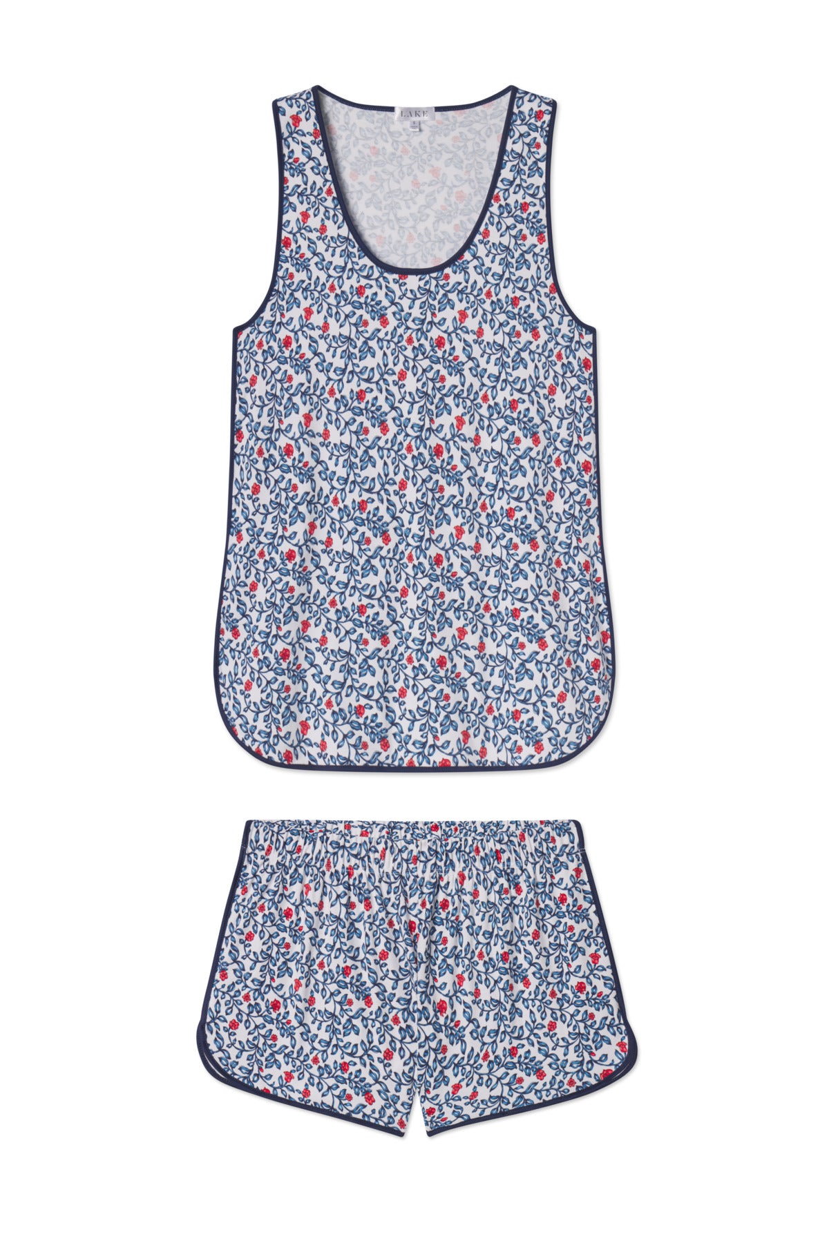 Morning Glory Pima Cotton Tank & Shorts Set