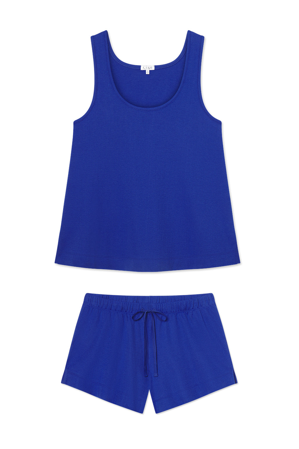 Cobalt Pointelle Sleep Shorts Set