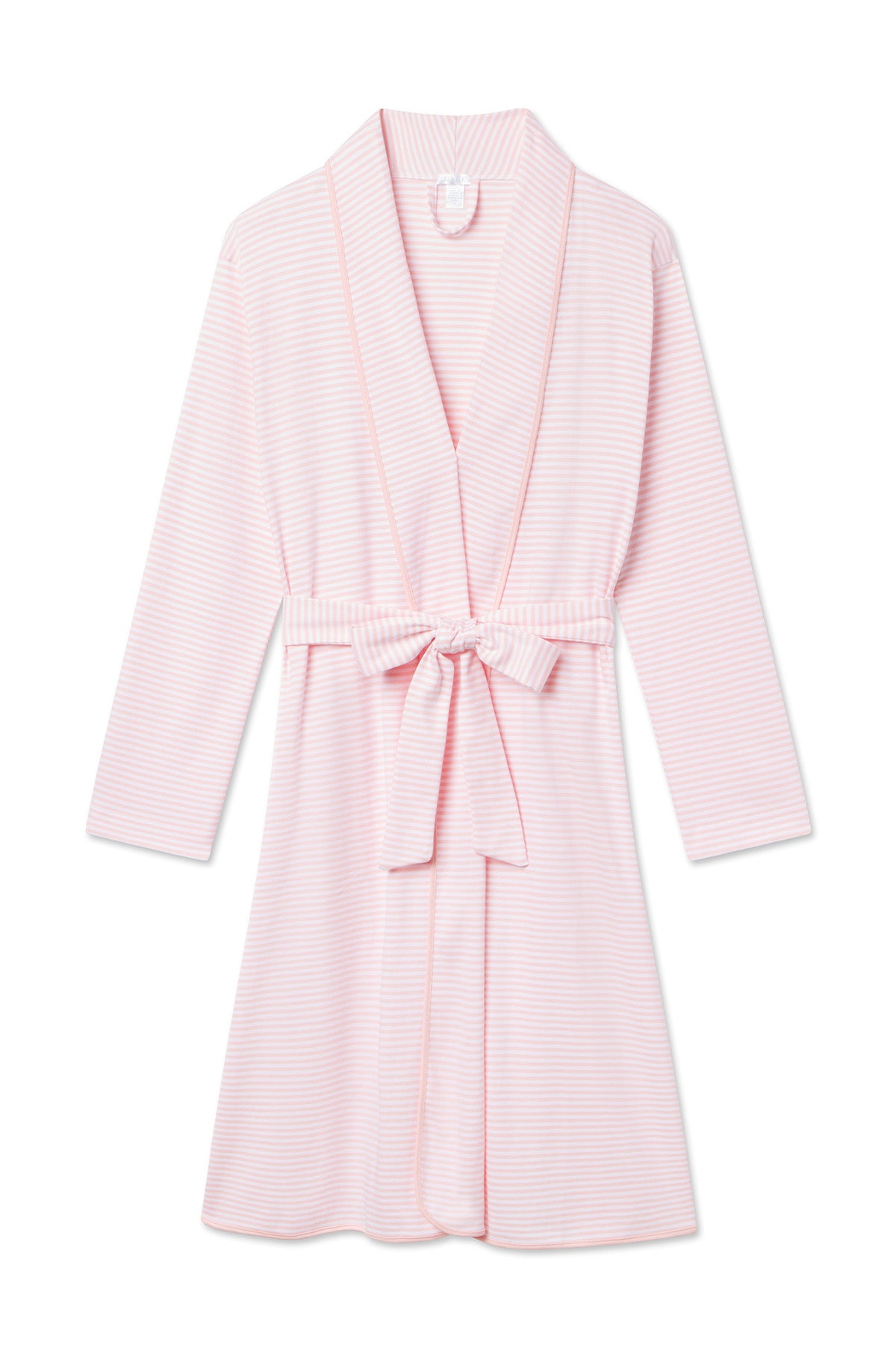 English Rose Stripe Pima Cotton Robe