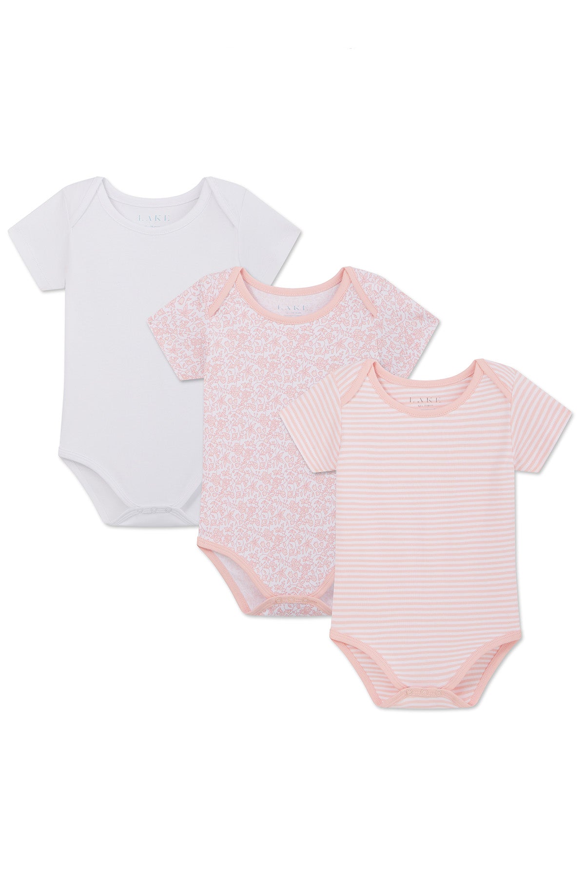 English Rose Baby Bodysuit Set