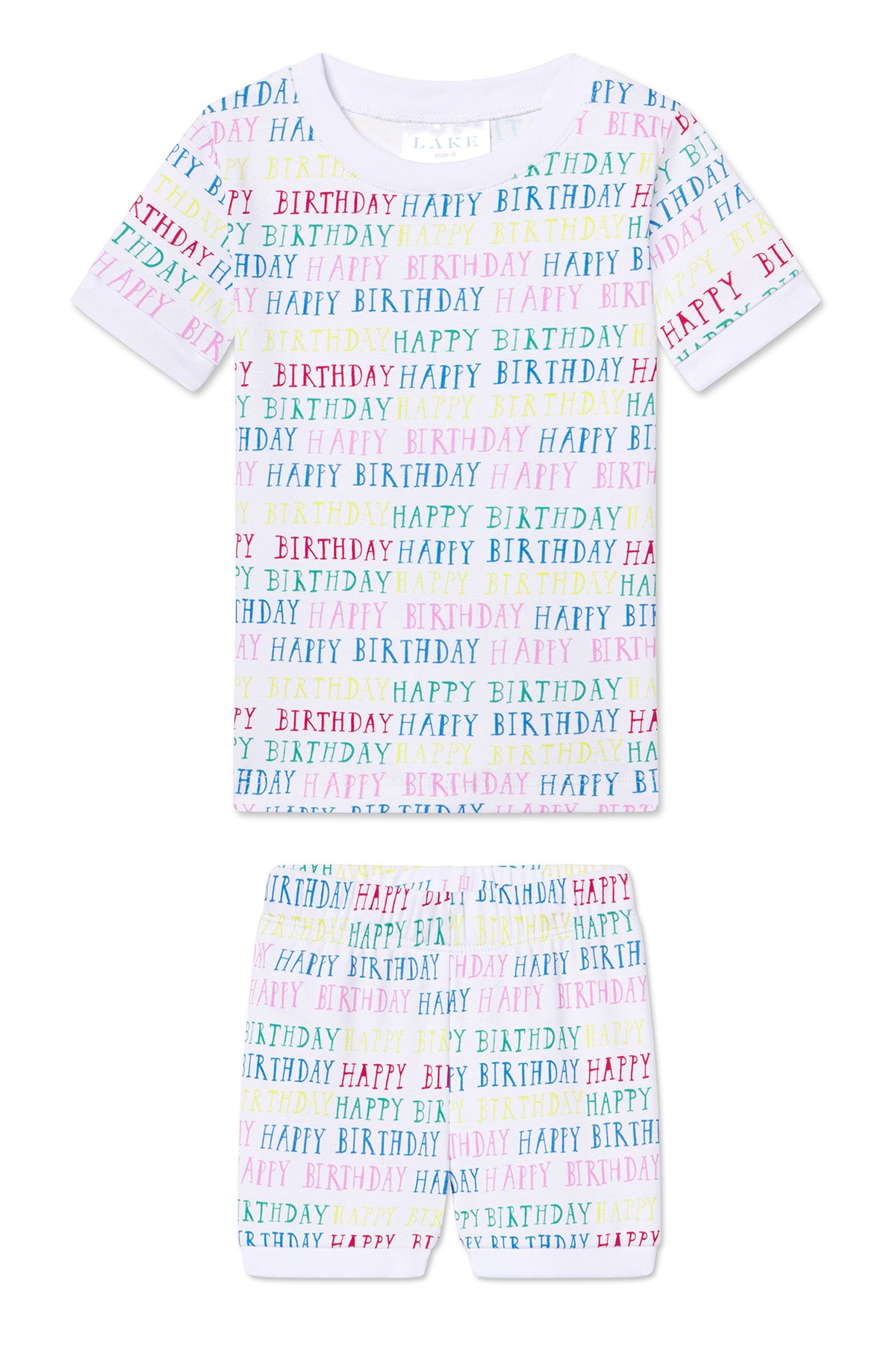 Happy Birthday Kids Shorts Set