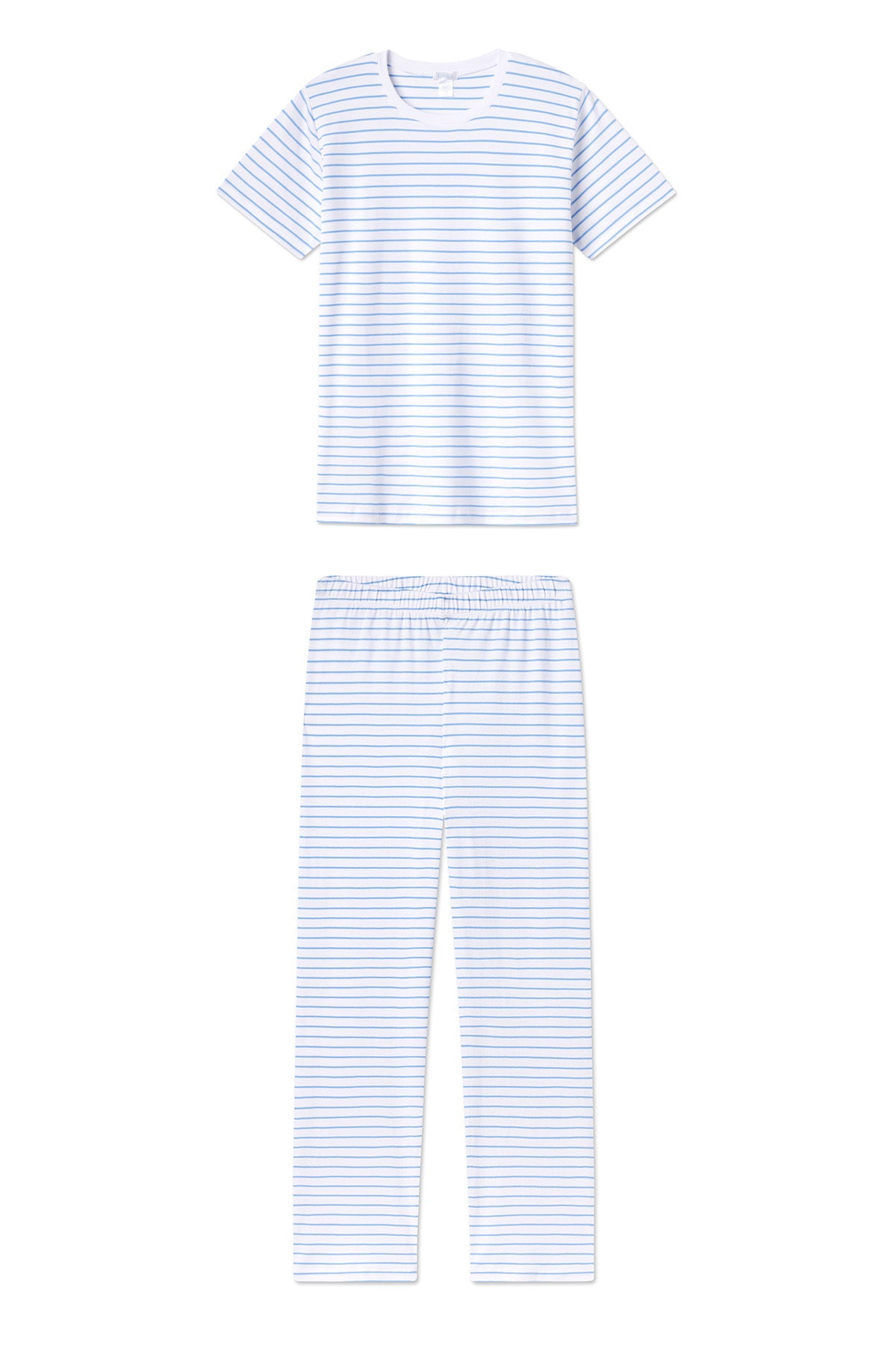 Baltic Blue Pima Cotton Crew Set