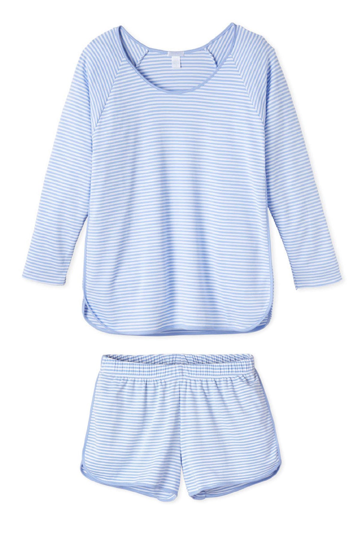 Pima Cotton Hydrangea Long-Short Set