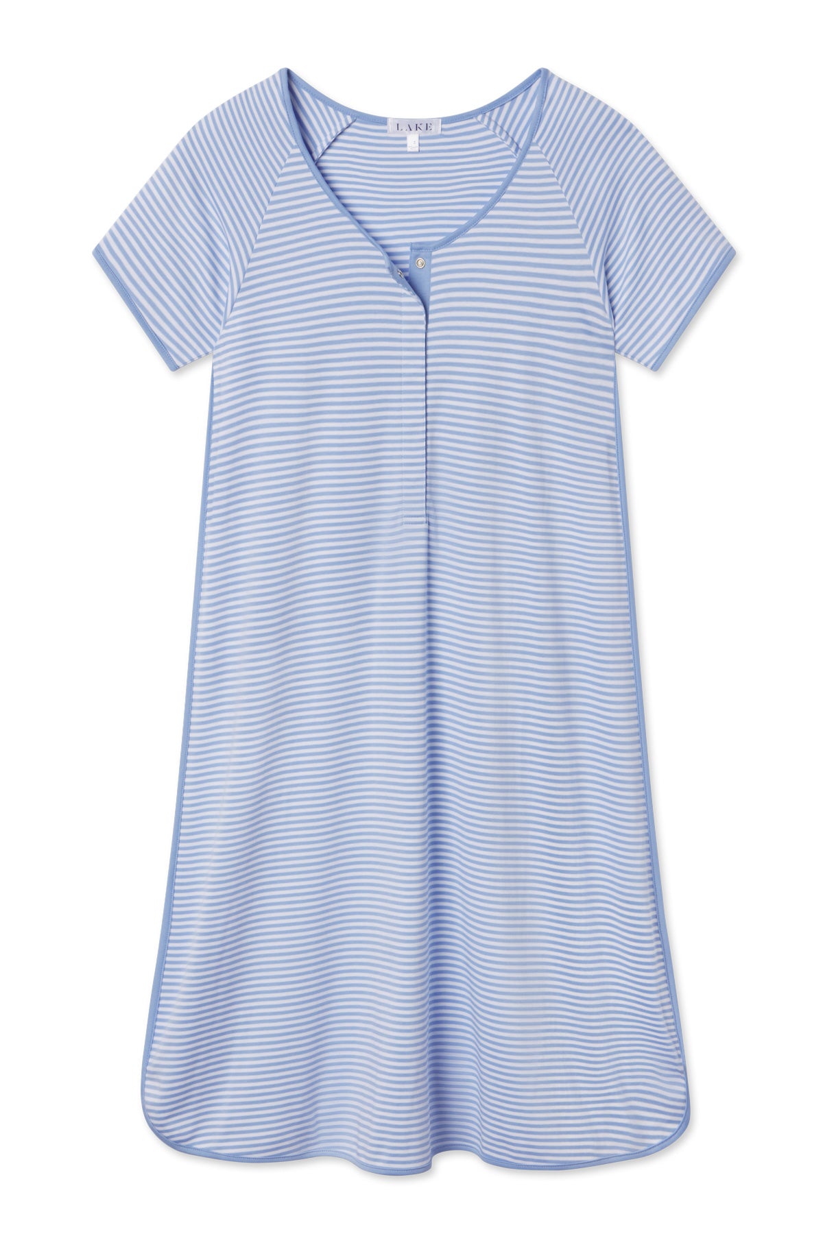 Hydrangea Pima Cotton Maternity Nightgown