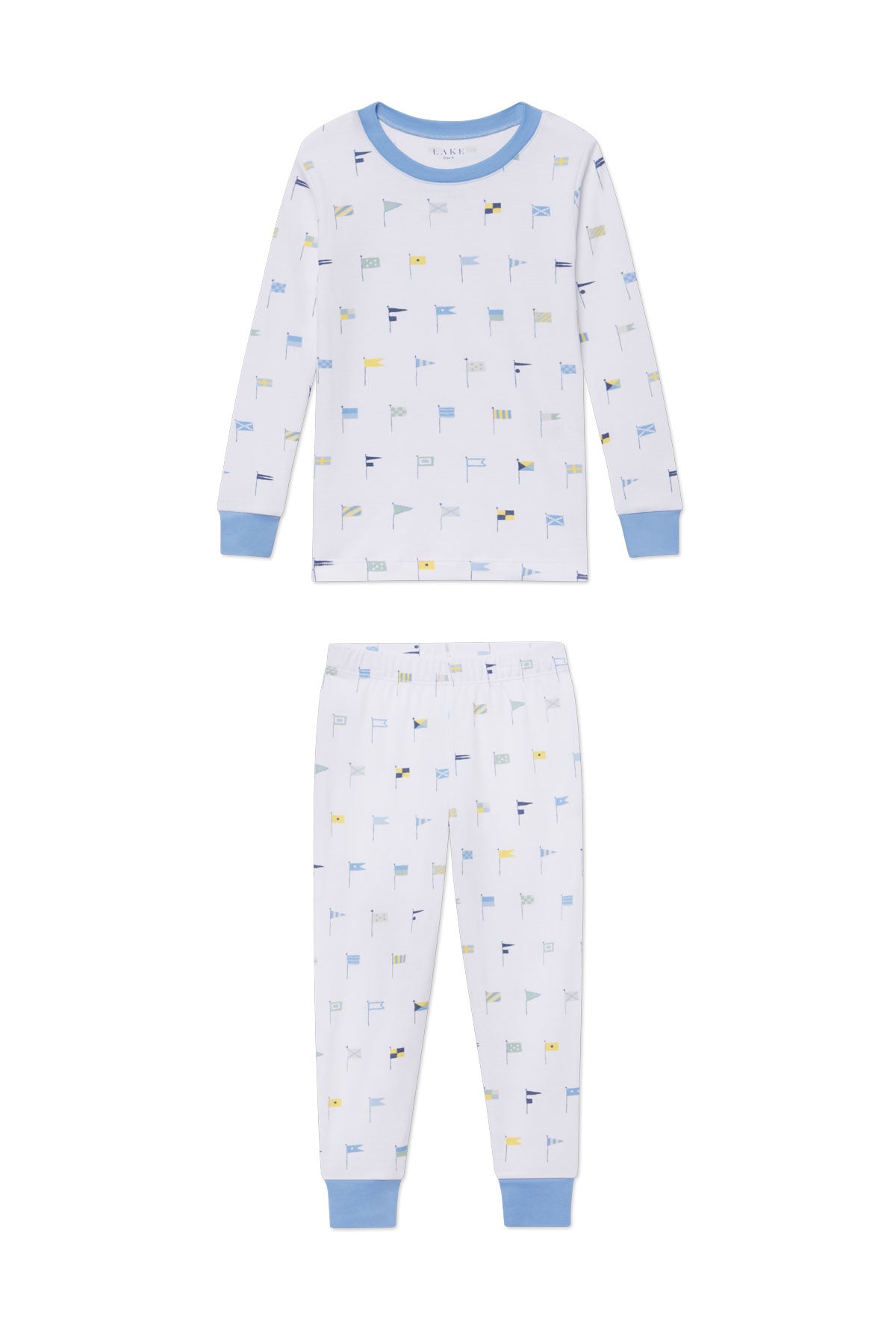 Baltic Blue Kids Nautical Flag Long Set